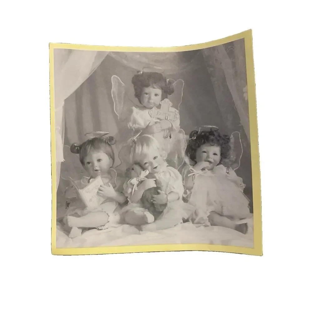 1995 Ashton Drake I Wish You Happiness Porcelain Angel Doll NIB COA Wings